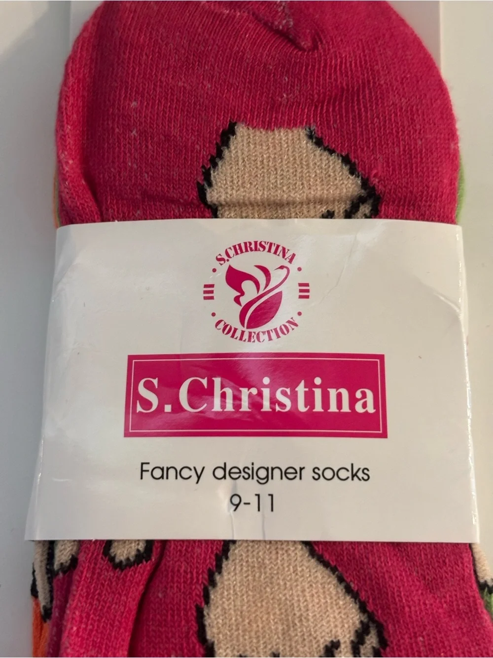 S Christina Novelty Crew Socks 3 Pack Women's 9-11 Middle Finger Emoji NWT